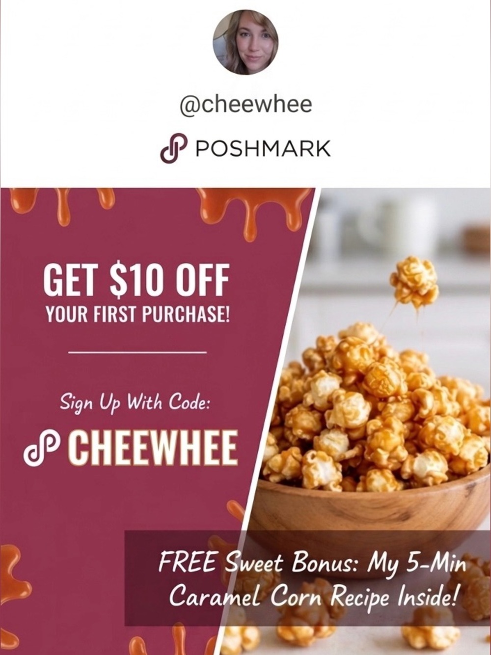 πΏ FREE $10 CREDIT + My Secret Caramel Corn Recipe! π¬ - Picture 1 of 4